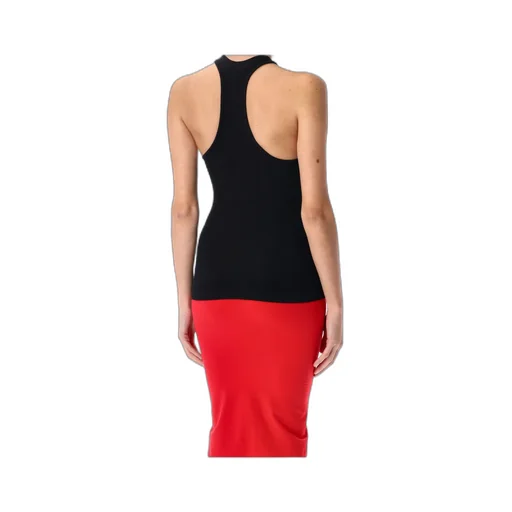 Ribbed Jersey Sleeveless Top