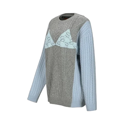 Long-Sleeved Wool Cashmere Sweater
