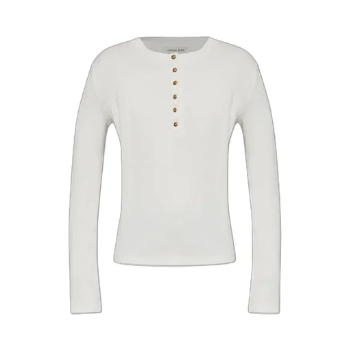 Alessia Half-Button Ribbed T-Shirt