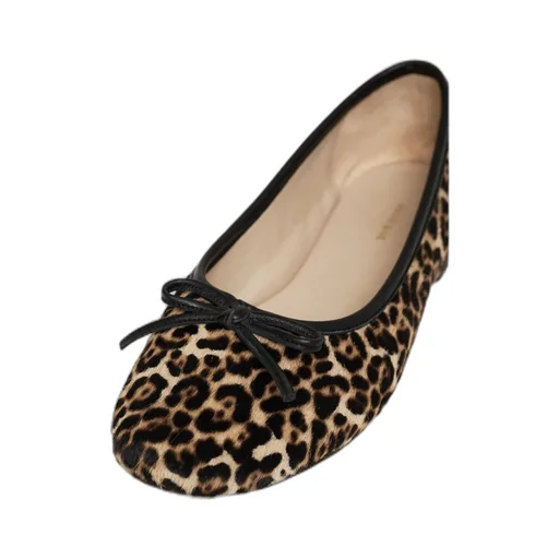 Jamie Leopard Pattern Flats