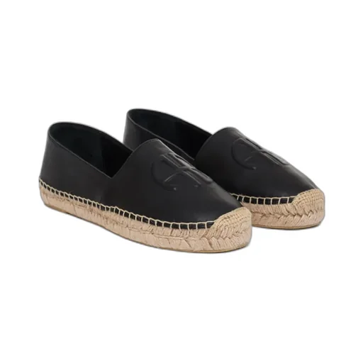 Anine Bing Paloma Logo Embossed Espadrilles