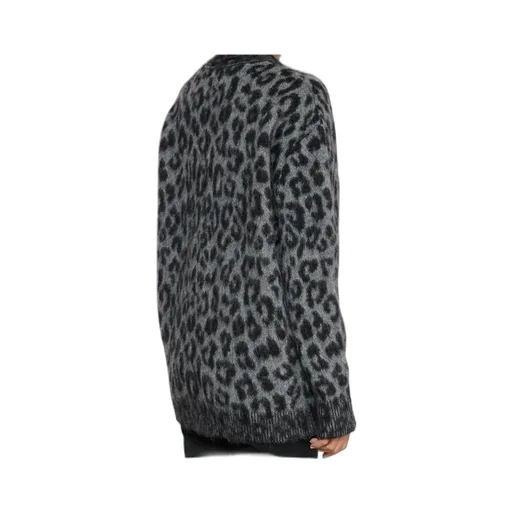 Banks Leopard-Print Button Cardigan