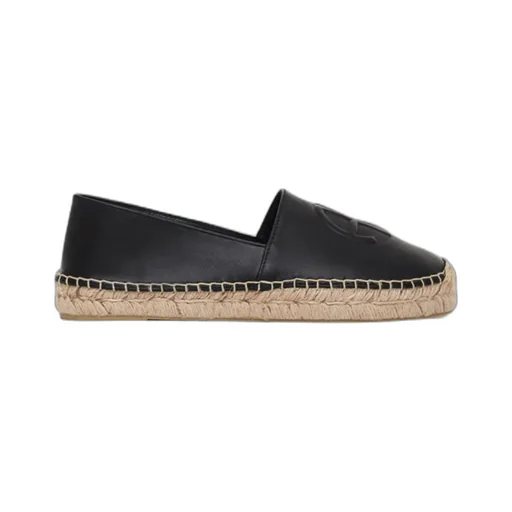 Anine Bing Paloma Logo Embossed Espadrilles