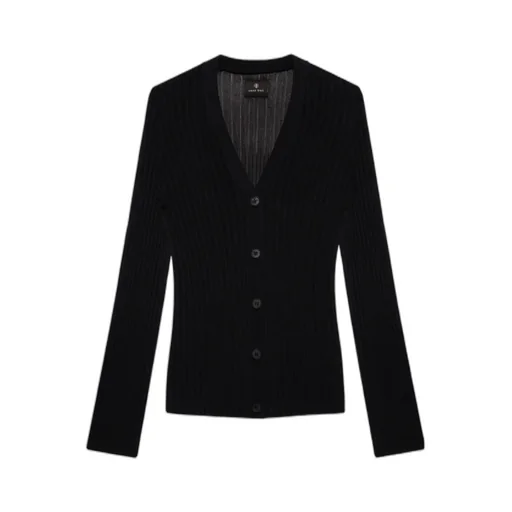 Matheo Ribbed Buttoned Cardigan