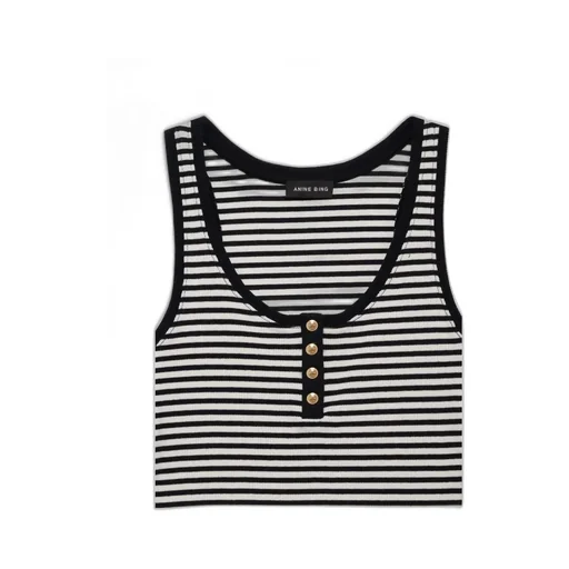 Alessia Striped Knitted Tank Top