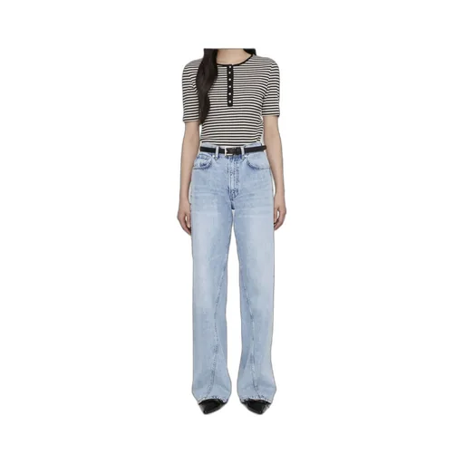 Alessia Striped Knitted T-Shirt