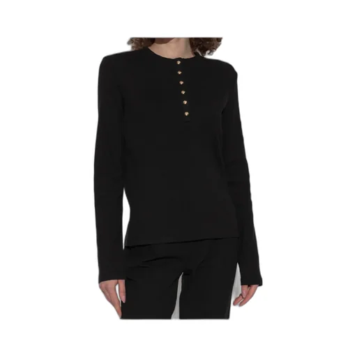 Alessia Half-Button Ribbed T-Shirt