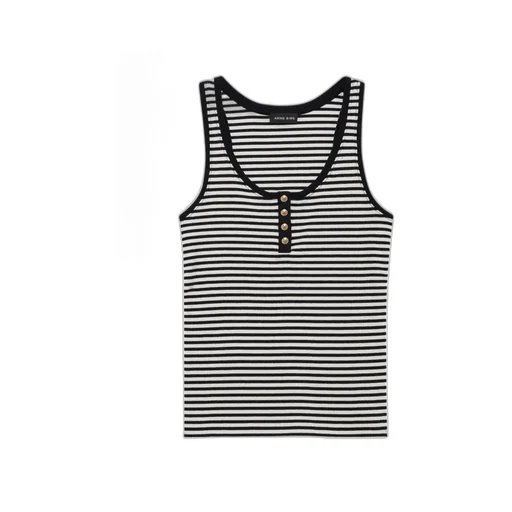 Alessia Striped Knitted Tank Top