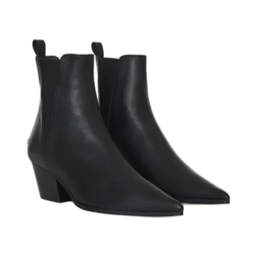 Sky Leather Ankle Boots