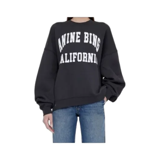 Miles Logo-Printed Crewneck Sweatshirt
