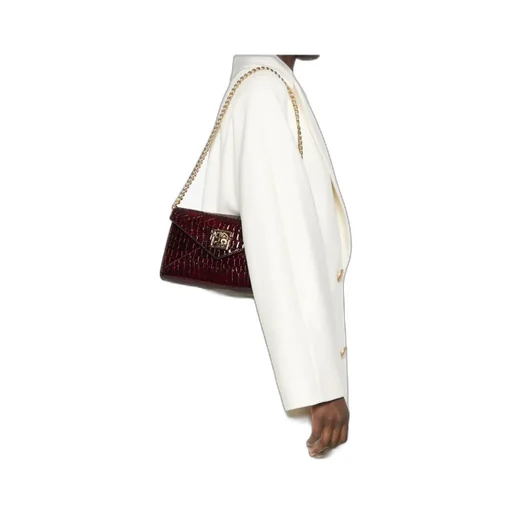 Elly Embossed Small Shoulder Bag