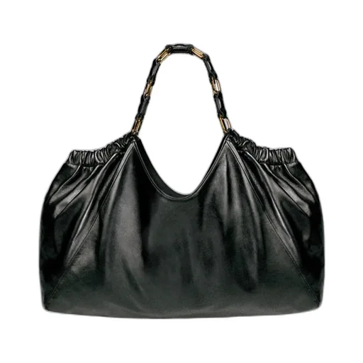 Logo-Embossed Leather Tote Bag