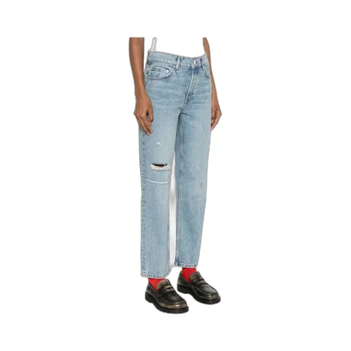 Benson High-Rise Straight-Leg Jeans