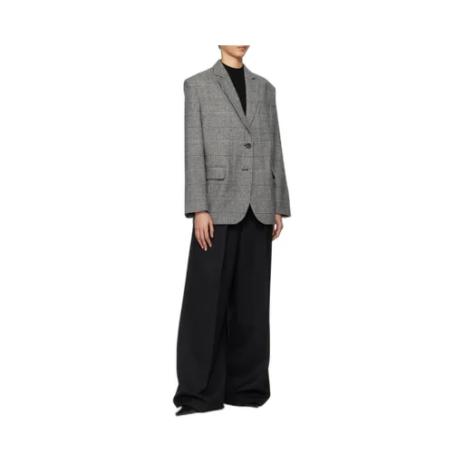 Quinn Checked Single-Breasted Blazer