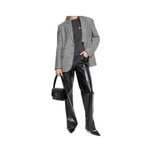 Quinn Checked Single-Breasted Blazer