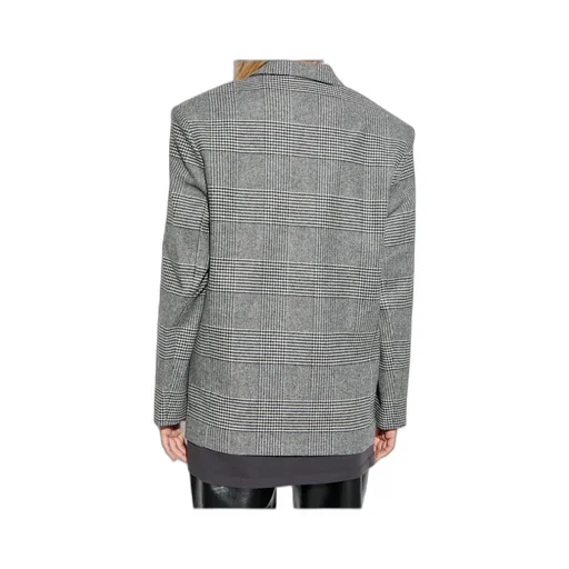 Quinn Checked Single-Breasted Blazer
