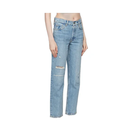 Benson High-Rise Straight-Leg Jeans