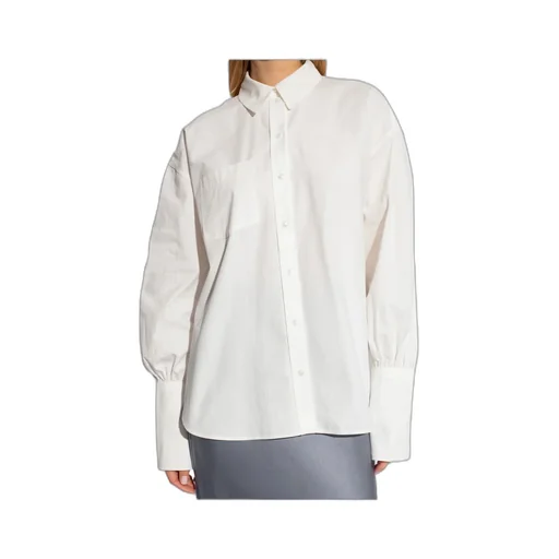 Maxine Logo-Embroidered Cotton Shirt