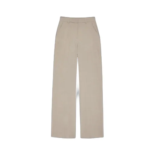 High-Waisted Casual Pants