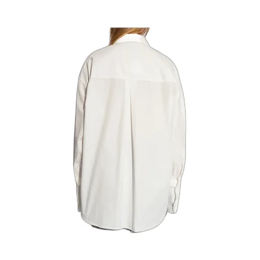 Maxine Logo-Embroidered Cotton Shirt
