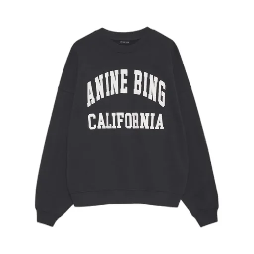 Miles Logo-Printed Crewneck Sweatshirt