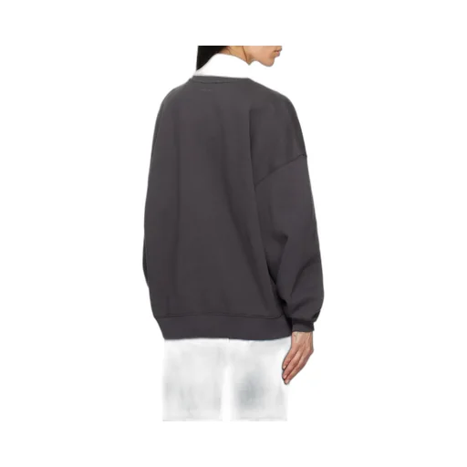Miles Logo-Printed Crewneck Sweatshirt