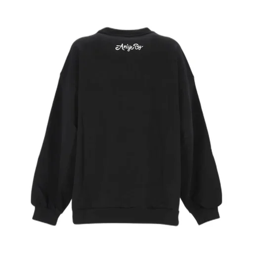 Round Neck Long-Sleeved Sweatshirt