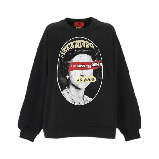Round Neck Long-Sleeved Sweatshirt