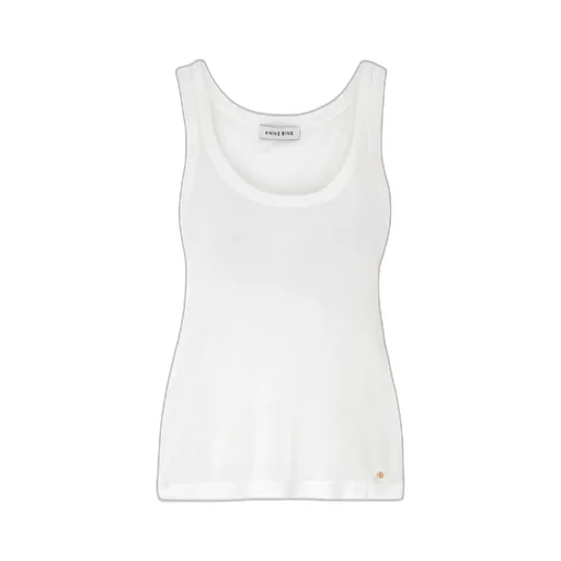 Crewneck Sleeveless Ribbed Tank Top