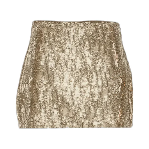 Sequined Mini Skirt