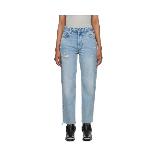 Gavin Mid-Rise Straight Jeans
