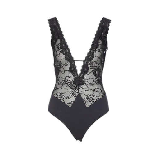 Lace V-Neck Bodysuit