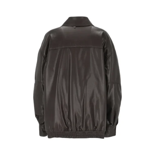 Button-Fastening Bomber Jacket