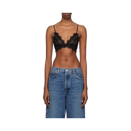 Triangle Cup Sheer Lace Bra