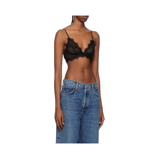 Triangle Cup Sheer Lace Bra