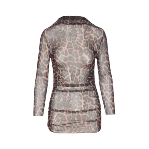 Judy Leopard Print Top