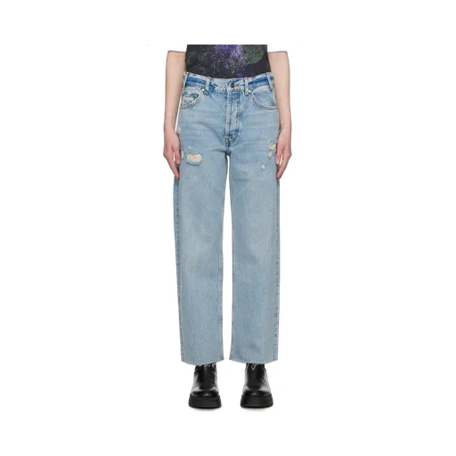 Gavin Mid-Rise Straight Jeans