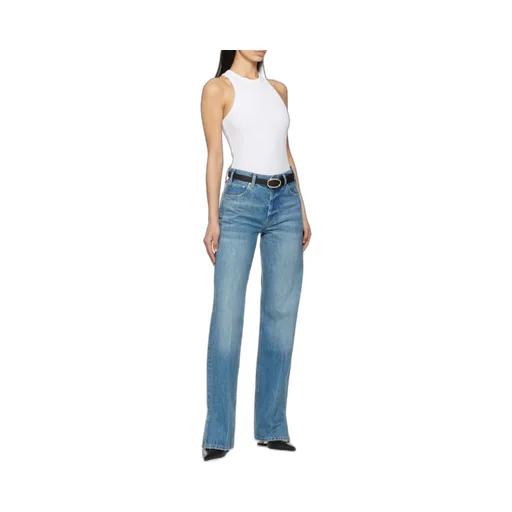 Roy Mid-Rise Straight Jeans
