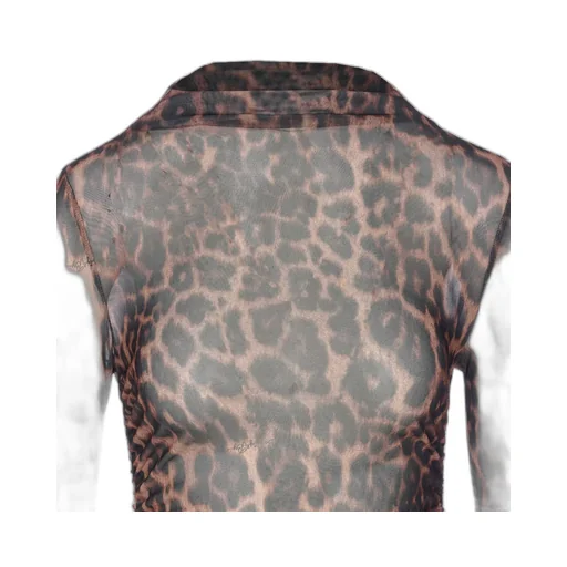 Judy Leopard Print Top