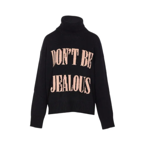 Embroidered Turtleneck Knitwear