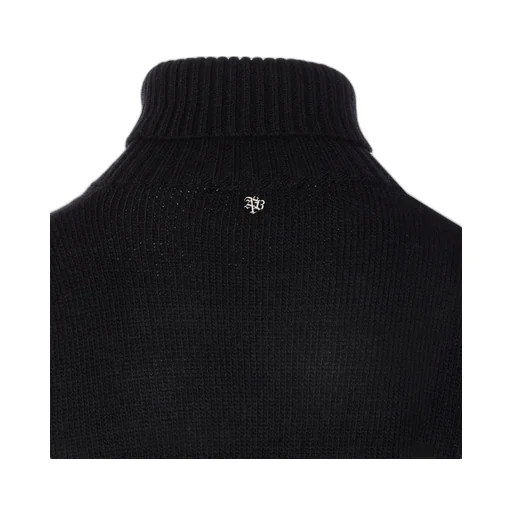 Embroidered Turtleneck Knitwear