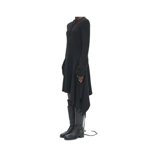 Cordule Lace-Up Serafino Dress