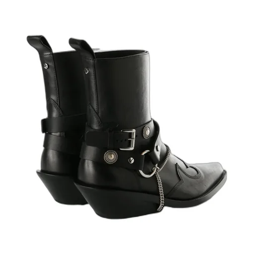 Ieva Santiags Ankle Boots