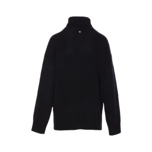 Embroidered Turtleneck Knitwear