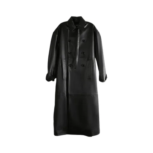 Ansa Double Breasted Trench Coat