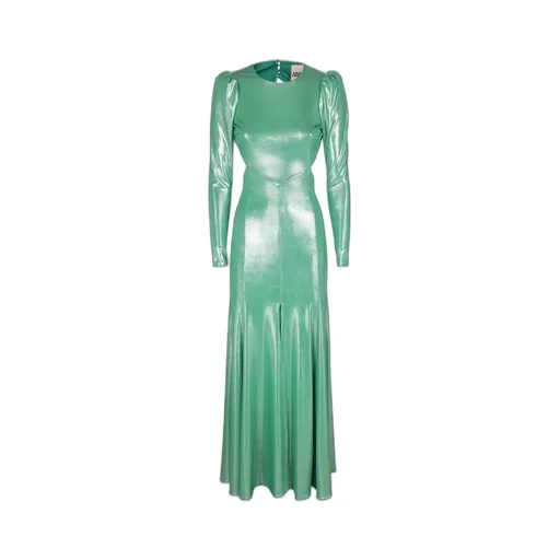 Puff Sleeve Maxi Dress