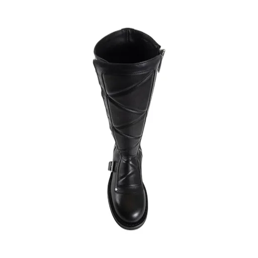 Knee-High Buckled Boots