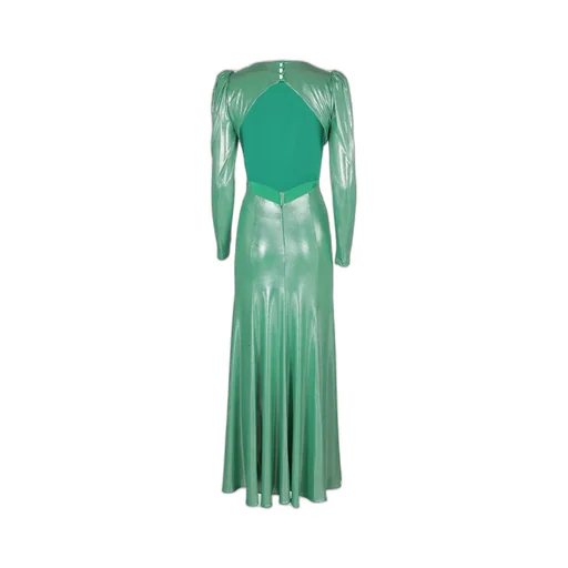 Puff Sleeve Maxi Dress