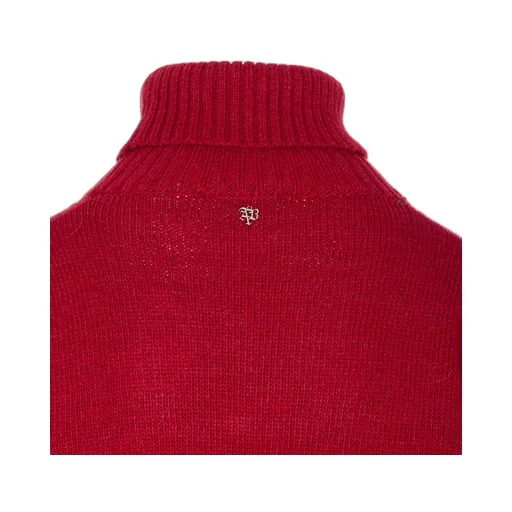 Embroidered Turtleneck Knitwear