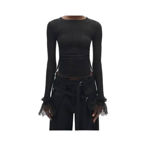 Lace-Detail Top